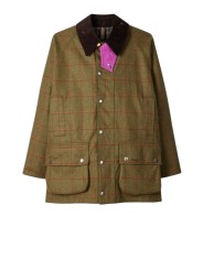 VESTE PAUL SMITH BEAUFORT LAINE CARREAUX VERT MWO 0319 OL72 BARBOUR MIXTE