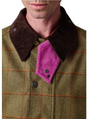 Veste Paul Smith Beaufort laine carreaux vert Barbour homme femme MWO 0319 OL72 boutique Strasbourg vêtement collab mode col