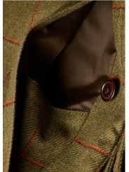 VESTE PAUL SMITH BEAUFORT LAINE CARREAUX VERT MWO 0319 OL72 BARBOUR MIXTE