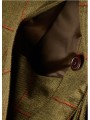 VESTE PAUL SMITH BEAUFORT LAINE CARREAUX VERT MWO 0319 OL72 BARBOUR MIXTE