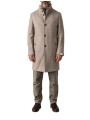 Manteau col officier col pan velours amovible greige B0 18752 1123 8013 Baldessarini boutique Strasbourg vêtement mode store