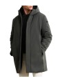 PARKA LONGUE CAPUCHE ECO FOURRURE KAKI SURFLEX 26049 20 RRD ROBERTO RICCI DESIGNS ouverte