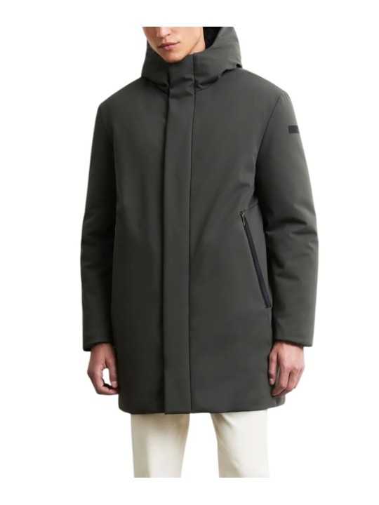 PARKA LONGUE CAPUCHE ECO FOURRURE KAKI SURFLEX 26049 20 RRD ROBERTO RICCI DESIGNS fermée