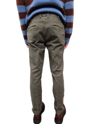 Chino NewYork chevron kaki Mason's Homme CBE58S2 738 pantalon boutique Strasbourg vêtement store fashion back