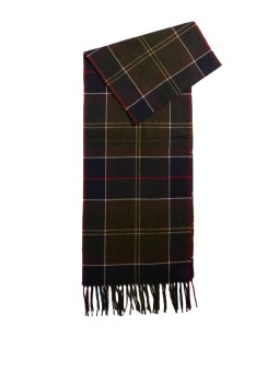 Echarpe tartan vert navy rouge Galingale Barbour homme femme USC0300 TN11 boutique Strasbourg accessoire mode store fashion