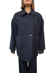 Caban ballon laine mousseuse navy Paul Smith Femme W1R 380C W11320 49 boutique Strasbourg mode vêtement store fashion g