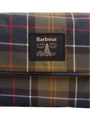 Trousse toilette tartan vert jaune Hanging Barbour femme homme MAC 0425 OL91 boutique Strasbourg accessoire store mode de