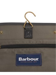 Trousse toilette tartan vert jaune Hanging Barbour femme homme MAC 0425 OL91 boutique Strasbourg accessoire store mode h
