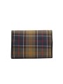 Trousse toilette tartan vert jaune Hanging Barbour femme homme MAC 0425 OL91 boutique Strasbourg accessoire store mode b