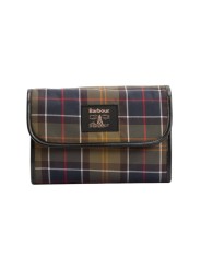 Trousse toilette tartan vert jaune Hanging Barbour femme homme MAC 0425 OL91 boutique Strasbourg accessoire store mode