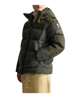 Doudoune Tyrik vert Rosemary zips manche Parajumpers PJS Homme PMPUEN02 0356 boutique Strasbourg store vêtement mode front