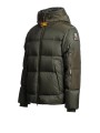 Doudoune Tyrik vert Rosemary zips manche Parajumpers PJS Homme PMPUEN02 0356 boutique Strasbourg store vêtement mode profil