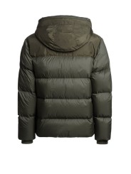 Doudoune Tyrik vert Rosemary zips manche Parajumpers PJS Homme PMPUEN02 0356 boutique Strasbourg store vêtement mode back