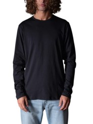 TSHIRT ARTHUR NOIR MANCHES LONGUES COL ROND ANONYME HOMME Concept Store Strasbourg