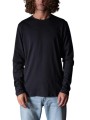 TSHIRT ARTHUR NOIR MANCHES LONGUES COL ROND ANONYME HOMME Concept Store Strasbourg