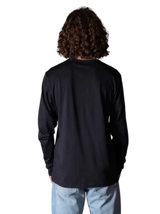 TSHIRT ARTHUR NOIR MANCHES LONGUES COL ROND ANONYME HOMME Concept Store Strasbourg