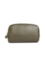 Trousse toilette cuir grainé vert olive Brunton MAC0493 OL91 boutique Strasbourg accessoire mode store back