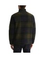 BLOUSON BOUCLETTE FLEECE NAVY VERT SHADOW TARTAN MFL 0187 TN43 BARBOUR HOMME boutique Strasbourg shop online store veste dos