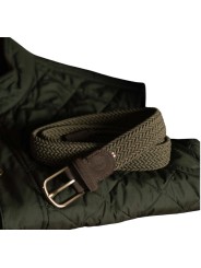 Ceinture tressée Scotland Mono Taupe olive La Boucle mixte B10-100273