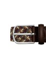 Ceinture tressée Covent Garden Multi Bordeaux La Boucle mixte B50-500550 boutique belt Strasbourg store accessoire détail