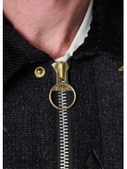 BLOUSON PAUL SMITH TRANSPORT CHINE GRIS MWX0318 CH71 BARBOUR homme femme boutique Strasbourg vêtement shop M1R-M0318-WCH71-76