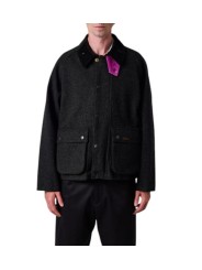 BLOUSON PAUL SMITH TRANSPORT CHINE GRIS MWX0318 CH71 BARBOUR homme femme boutique Strasbourg vêtement shop M1R-M0318-WCH71-76
