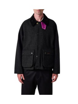 BLOUSON PAUL SMITH TRANSPORT CHINE GRIS MWX0318 CH71 BARBOUR homme femme boutique Strasbourg vêtement shop M1R-M0318-WCH71-76
