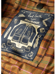BLOUSON PAUL SMITH TRANSPORT CHINE GRIS MWX0318 CH71 BARBOUR homme femme