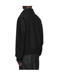 BOMBER ZIPPE COL CHEMINEE DRACUFLIGHT BLACK RICK OWENS HOMME RU02F4751 09 dos