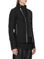 BLOUSON ZIP ASYMETRIQUE RELEASE JKT BLACK RICK OWENS HOMME RU02F4777 09 strasbourg boutique shop mode vêtement profil