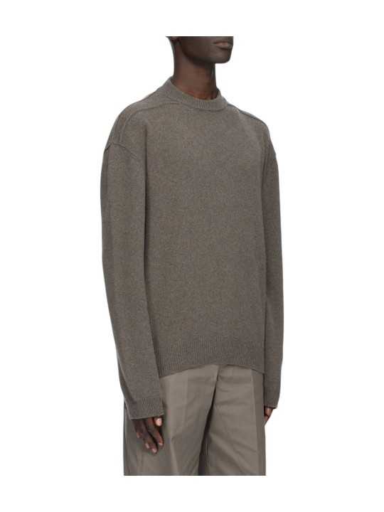 PULL CACHEMIRE OVERSIZED TOMMY LUPETTO DUST RICK OWENS HOMME RU02F4681 34 boutique Strasbourg vêtement store mode profil
