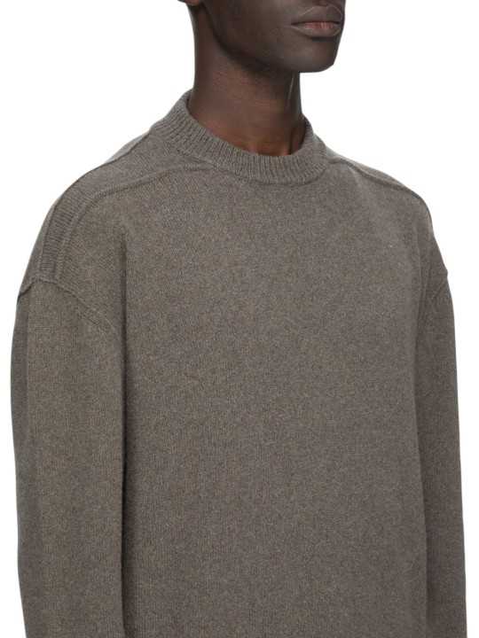 PULL CACHEMIRE OVERSIZED TOMMY LUPETTO DUST RICK OWENS HOMME RU02F4681 34 détail face