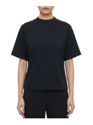 TSHIRT OVERSIZED COURT CROPPED BRAD TEE BLACK RICK OWENS FEMME RP02F5260 JA 09 face